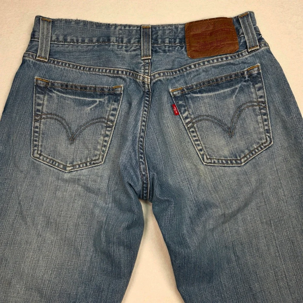 Levi's 527 Jeans Mens 30×30 (Fits 29×27) Blue Low Boot Cut Denim‎